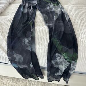 White fox see through pants